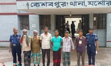 কেশবপুর থানা পুলিশের অভিযানে গাঁজা ও  ইয়াবাসহ ৬ জন গ্রেফতার