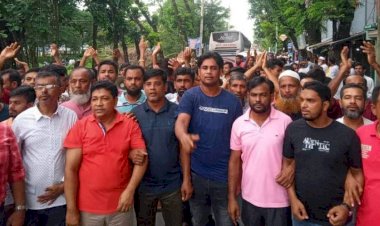 মির্জাগঞ্জে বিএনপির অবস্থান কর্মসূচি