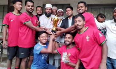 বিজয় দিবসে বুড়িচংয়ে শ্রমিক কল্যাণের প্রীতি ফুটবল ম্যাচ অনুষ্ঠিত