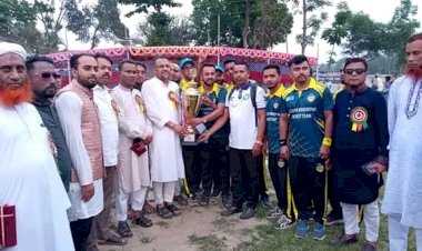 মনোহরদীতে ঈদ আনন্দ প্রীতি ক্রিকেট ম্যাচ অনুষ্ঠিত
