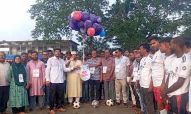 বালিয়াকান্দিতে আরাফাত রহমান কোকো স্মৃতি ফুটবল টুর্নামেন্ট আন্ত ইউনিয়ন খেলার উদ্বোধন