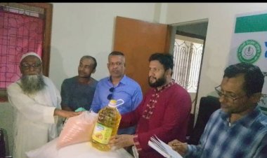 মনোহরদীতে আমেরিকা প্রবাসীর অর্থায়নে মানবিক সহায়তা প্রদান
