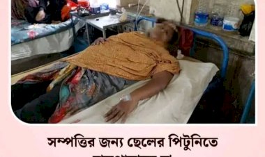 রক্তের সম্পর্ক যখন টাকার কাছে হেরে যায়: সম্পত্তি লিখে না দেওয়ায় মাকে পিটিয়ে সর্বস্ব লুটে নেওয়ার অভিযোগ!