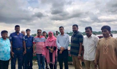 ঈশ্বরগঞ্জে অবৈধ বালু উত্তোলন বিরোধী মোবাইল কোর্ট অভিযান: বালু ভর্তি ট্রলার জব্দ