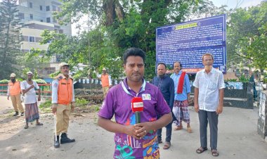 সিরাজগঞ্জে ইলিয়ট ব্রিজের শতবর্ষী কড়ই গাছের ঝুঁকিপূর্ণ শুকনো ডাল অপসারণ করল পৌর কর্তৃপক্ষ