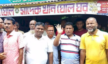 কামারখন্দে সিএনজি-অটোরিকশা ও ভ্যান শ্রমিকদের সঙ্গে আব্দুল্লাহ আল কায়েসের মতবিনিময়,টি-শার্ট বিতরণ