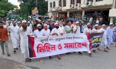ঠাকুরগাঁওয়ে জুলাই গণঅভ্যুত্থান দিবস উপলক্ষে মিছিল ও সমাবেশ অনুষ্ঠিত  ‎