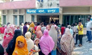 পীরগাছায় ছাত্রদল নেতার মৃত্যুর ঘটনায় থানা ঘেরাও