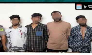 চকবাজার থানা পুলিশের অভিযানে ডাকাতির প্রস্তুতিকালে দেশীয় অস্ত্র ও অটোরিকশাসহ ০৪ আসামী গ্রেফতার