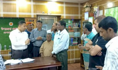 নবাগত ইউএনও-এর সাথে কেশবপুর থানা  প্রেসক্লাব সাংবাদিকদের সৌজন্য সাক্ষাৎ