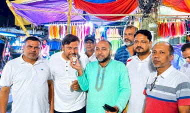 রাকিবুল ইসলাম রাকিবের জন্মদিনে কেক কেটে শুভেচ্ছা