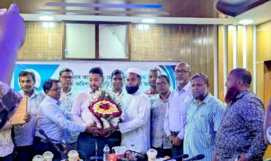 ‎কেশবপুরে সহকারী কমিশনার (ভূমি) কাজী মেশকাতুল ইসলামের বিদায় সংবর্ধনা অনুষ্ঠিত