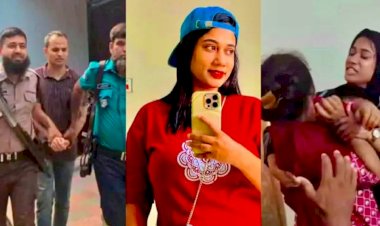 নওগাঁর ভাইরাল আন্নির স্বামী সাবেক ওসি মাহবুব রাজশাহী চন্দ্রিমা থানায়  নারীসহ আটক