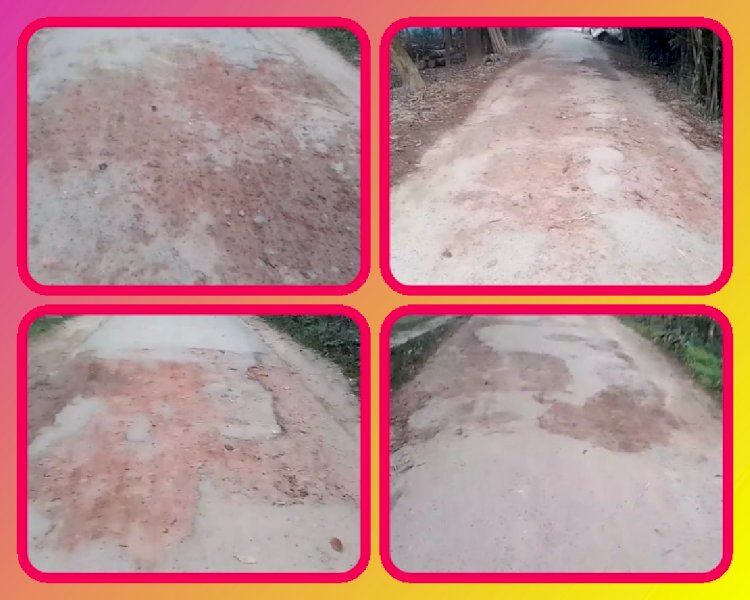 বীরগাঁও চৌরাস্তা বাজার থেকে খিদিরপুর পর্যন্ত ৩ কিলোমিটার রাস্তার বেহাল দশা,দুর্ভোগে পথ-যাত্রী ও শিক্ষার্থীরা