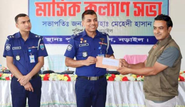 নড়াইল জেলা গোয়েন্দা শাখার শ্রেষ্ঠ অফিসার নির্বাচিত এ এস আই আনিস