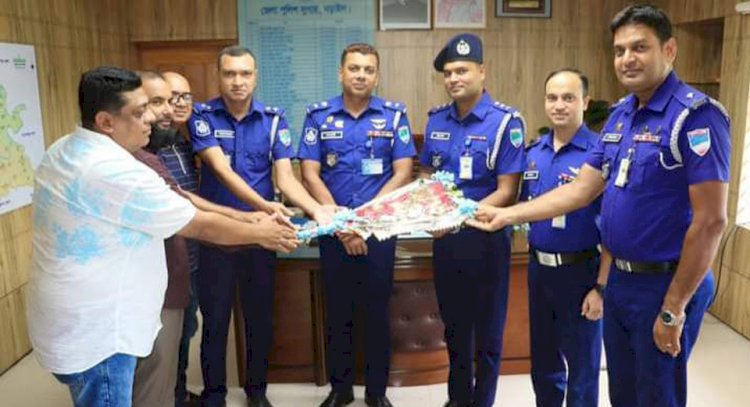 নড়াইল কালিয়া সার্কেলে নতুন সহকারী পুলিশ সুপার কিশোর রায়'র যোগদান
