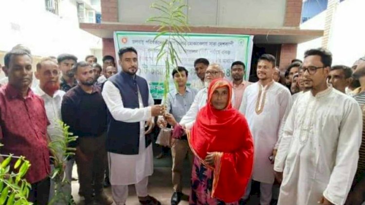 কেশবপুরে সামাজিক বনায়ন কর্মসূচির শুভ  উদ্বোধন করলেন এমপি আজিজুল ইসলাম