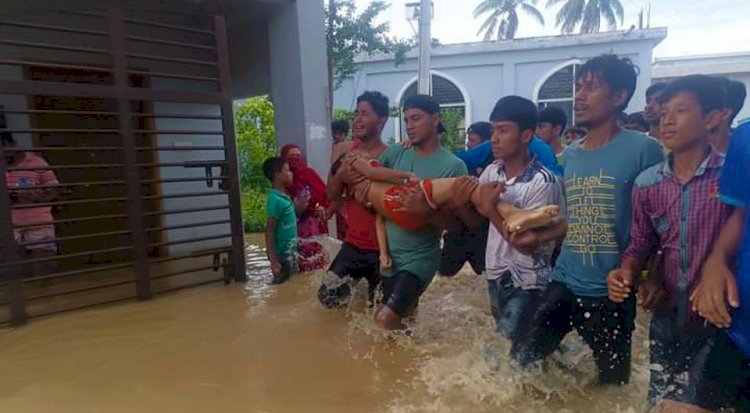 বুড়িচংয়ে হাসিবুল ইসলাম নামে এক শিশু বন্যার পানিতে ডুবে মৃত্যু!
