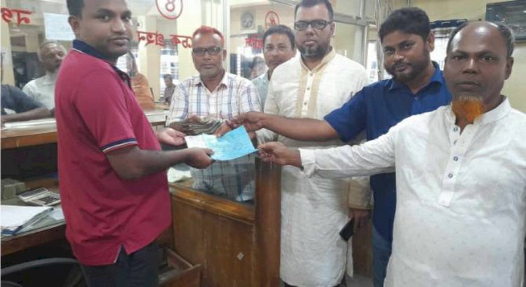 প্রধান উপদেষ্টার ত্রাণ তহবিলে ৮৬ হাজার টাকার অনুদান দিলেন ভিয়াইল ইউনিয়ন সেচ্ছাসেবক দল