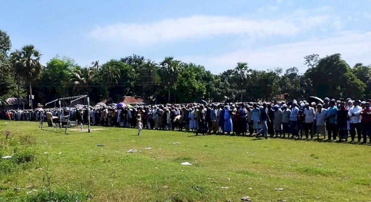 বালিয়াকান্দিতে সুনামধন্য ইউপি সদস্য কাজীশহিদুল ইসলামের দাফন সম্পন্ন