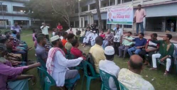 বালিয়াকান্দিতে ভ্যানচালক শ্রমীকদের সাথে মতবিনিময়