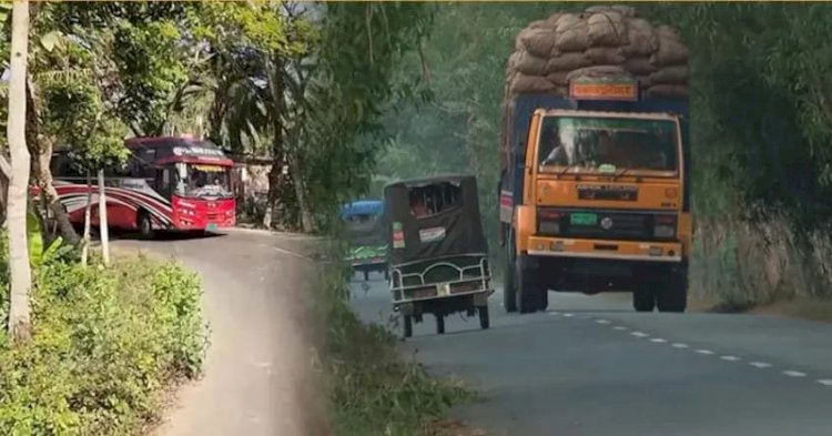 বরগুনা - বাকেরগঞ্জ -বরিশাল আঞ্চলিক মহাসড়কটি  ঝুকিপূর্ণ।