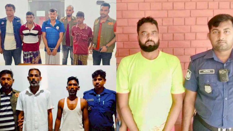 নড়াইলের নড়াগাতী এলাকায় ডাকাতি সংঘটিত ডাকাত চক্রের সদস্যসহ গ্রেফতার ৬ লুণ্ঠিত স্বর্ণ উদ্ধার