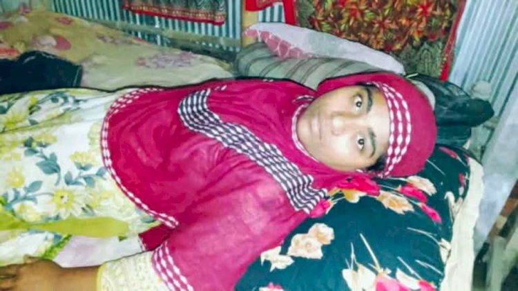 চিকিৎসার অভাবে মানবেতর জীবন, দুই সন্তান নিয়ে দিশেহারা পরিবার