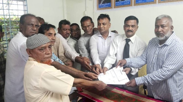 সিরাজগঞ্জ জেলা রিক্সা ভ্যান শ্রমিক ইউনিয়নের নির্বাচনে সভাপতি পদে মনোনয়নপত্র উত্তোলন করলেন  - বিশা সেখ