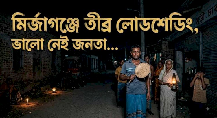 মির্জাগঞ্জে তীব্র লোডশেডিং জনজীবন অতিষ্ঠ