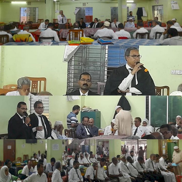 পাবনা বারের প্রবীণ সদস্য রফিকুল ইসলাম খানের মৃত্যুতে রেফারেন্স অনুষ্ঠিত