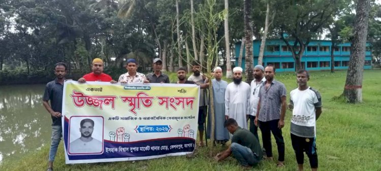কেশবপুরে বিভিন্ন মাদ্রাসা ও এতিমখানায়  উজ্জ্বল স্মৃতি সংসদ-এর বৃক্ষরোপণ