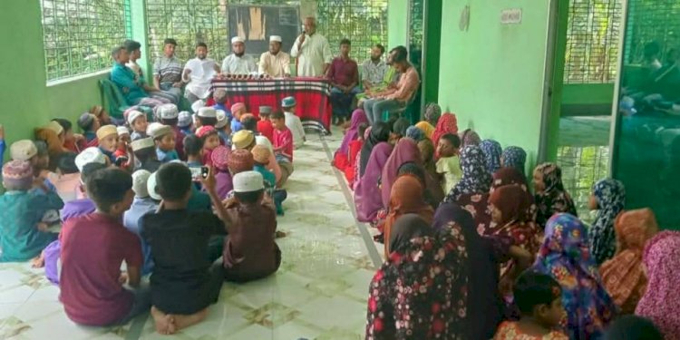 কেশবপুর এ এম সাওতুল কোরআন মাদ্রাসার  ফলাফল প্রকাশ ও মা সমাবেশ