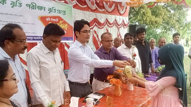 রুহিয়ায়  বৃত্তিপ্রাপ্ত কৃতি শিক্ষার্থীদের সংবর্ধনা অনুষ্ঠিত