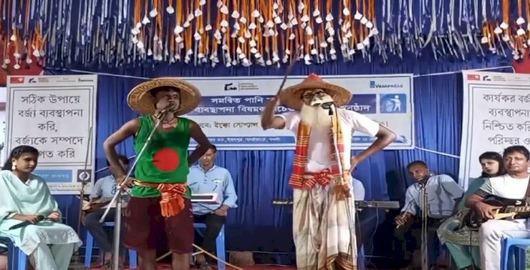 ধামইরহাটে পানি সম্পদ ও কঠিন বর্জ্য ব্যবস্থাপনা সচেতনতামূলক গম্ভীরা অনুষ্ঠিত