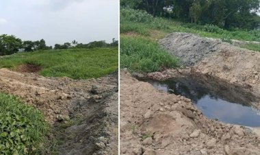 গণমাধ্যমে সংবাদ প্রকাশের পর বুড়িচংয়ে খালের অবৈধ বাঁধ অপসারণ