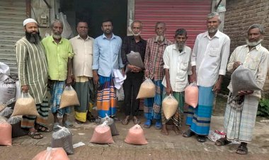 হোমনার দুলালপুরে বিনামূল্যে কৃষি প্রণোদনার সার ও বীজ বিতরণ