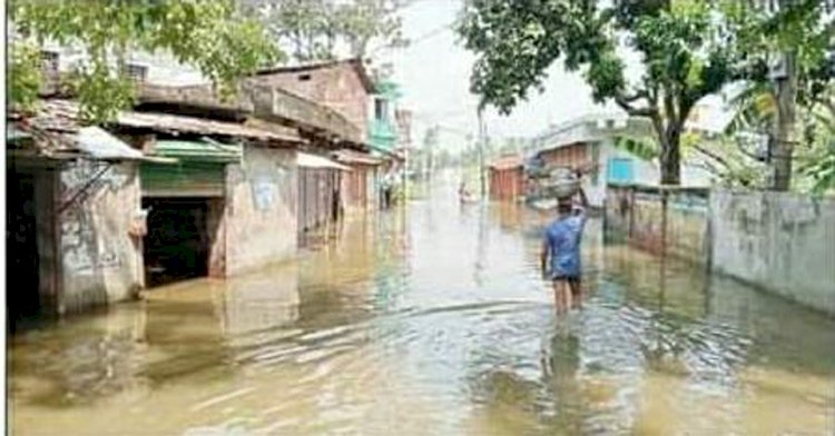 কেশবপুরে শিক্ষাপ্রতিষ্ঠানসহ পানিবন্ধি ১০৪ টি গ্রাম, স্থায়ী জলাবদ্ধতা সৃষ্টি