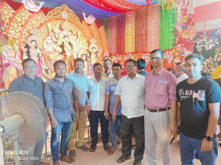 কেশবপুর উপজেলা দুর্গাপূজার সার্বিক নিরাপত্তা মনিটরিং কমিটির সদস্য ফুয়াদ কার্যক্রম চালিয়ে যাচ্ছেন