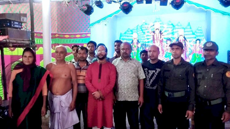 পাংশা, বালিয়াকান্দি, কালুখালীতে বিভিন্ন পূজা মন্ডপে শুভেচ্ছা বিনিময় করলেন নুরে আলম সিদ্দিকী হক