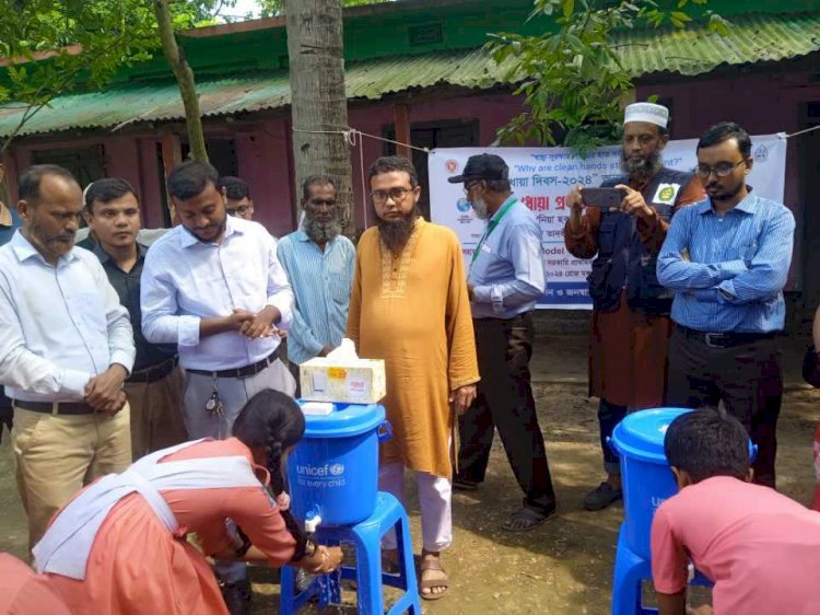 বুড়িচংয়ে বিশ্ব হাত ধোয়া দিবস উদযাপন