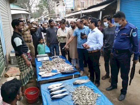 মনোহরদীতে উপজেলা প্রশাসনের বাজার মনিটরিং অভিযান অব্যাহত