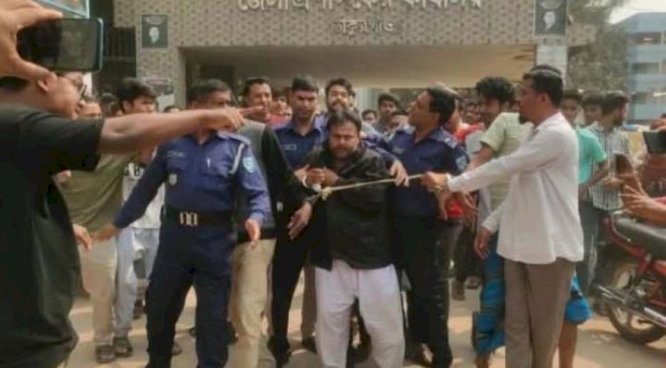 ঠাকুরগাঁওয়ে ধর্ষক'কে আদালতে তোলার সময় গণধোলাই,জেল হাজতে পাঠালেন বিচারক