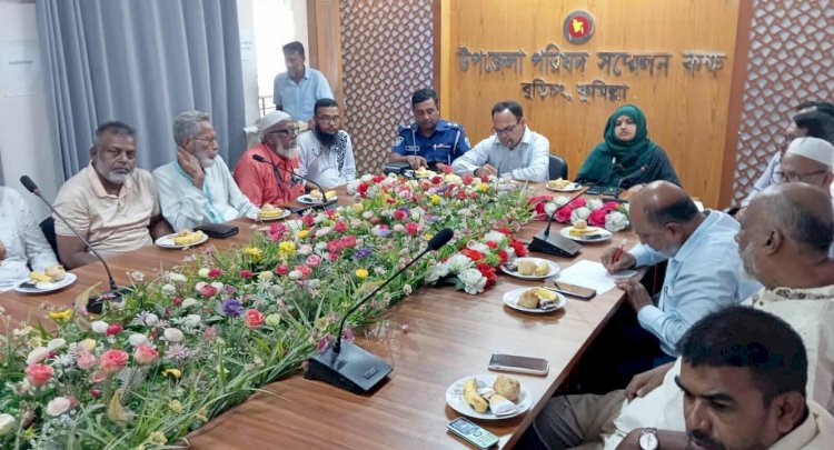 বুড়িচংয়ের দখল হওয়া খাল উদ্ধারে দ্রুত অভিযান চালানো হবে - ইউএনও, বুড়িচং