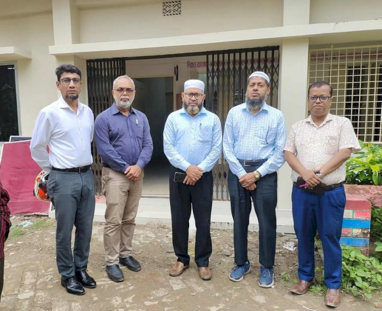 নরসিংদীর শিবপুরে প্রাইমারী ইডুকেশন ট্রেনিং   সেন্টার পরিদর্শন করলেন পি টি আই সুপারিন্টেন্ডেন্ট