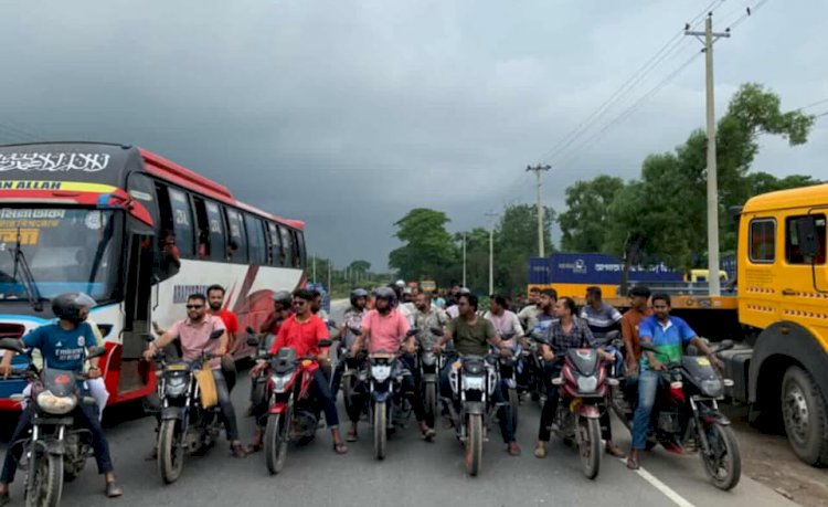আ’লীগের ডাকা হরতালে নাশকতা প্রতিহত করতে বুড়িচংয়ে বিএনপি’র মিছিল