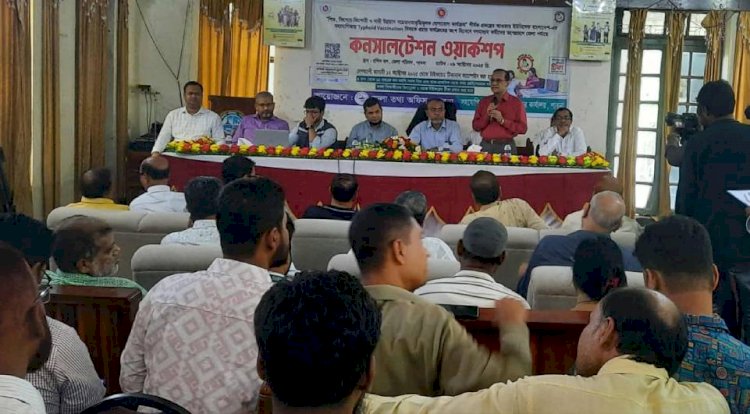 পাবনায় টাইফয়েড টিকাদান ক্যাম্পেইন উপলক্ষে : গনমাধ্যম কর্মীদের সাথে মতবিনিময়