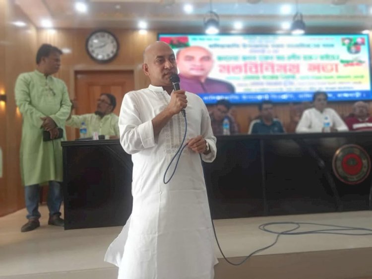 রাজবাড়ীর বালিয়াকান্দিতে সাংবাদিকদের সাথে বিএনপি নেতার মতবিনিময় সভা