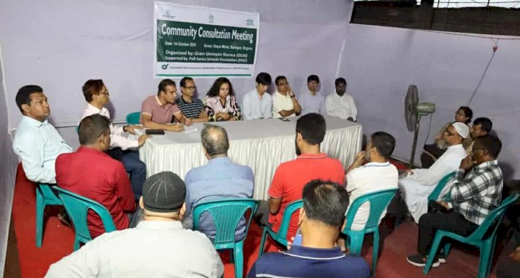 বিশ্ব ব্যাংক ও পিকেএসএফ প্রতিনিধি দলের বগুড়ায় গাক কার্যক্রম পরিদর্শন।