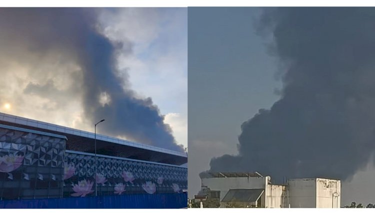 শাহজালাল বিমানবন্দরের কার্গো ভিলেজে আগুন